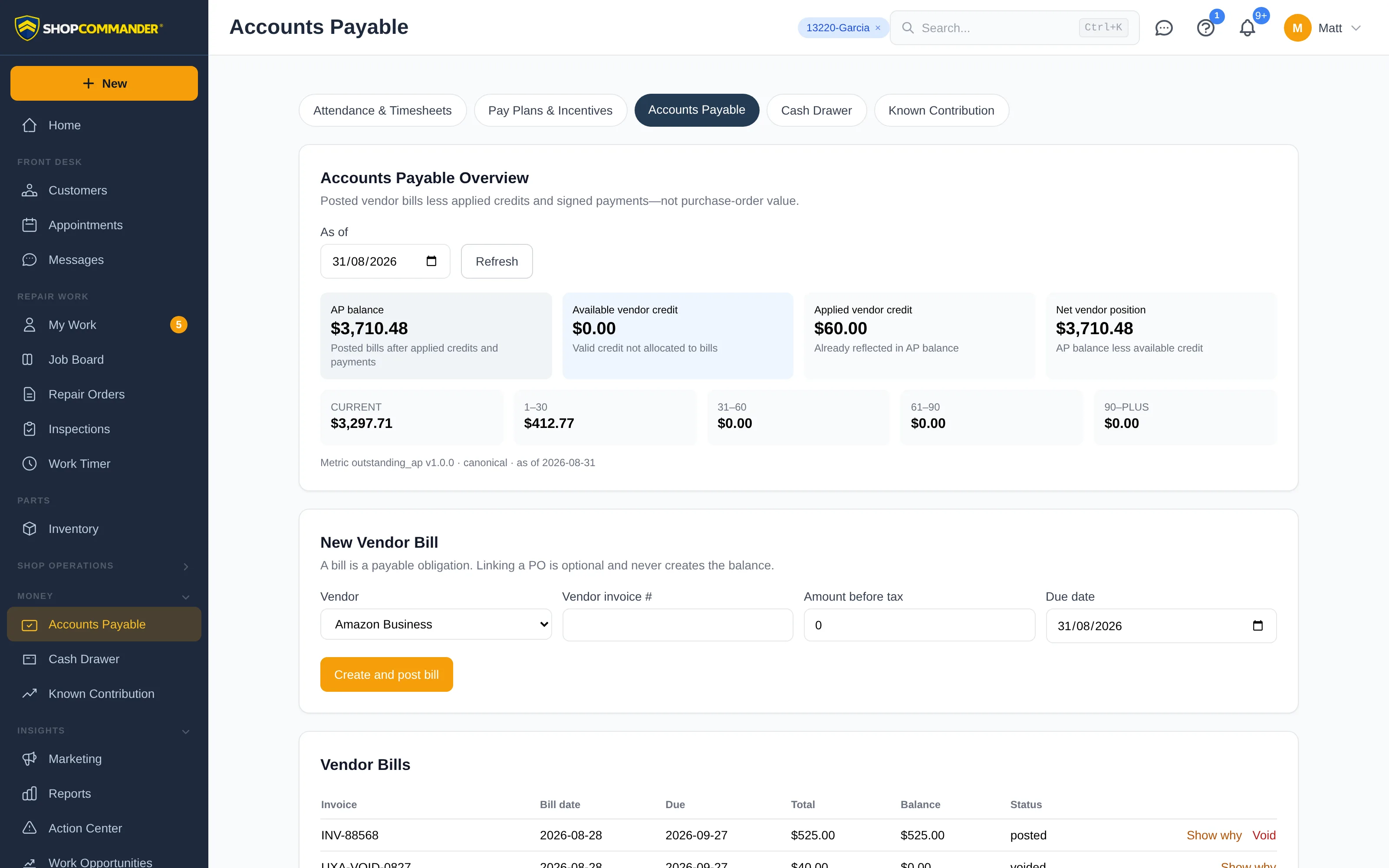 Accounts payable