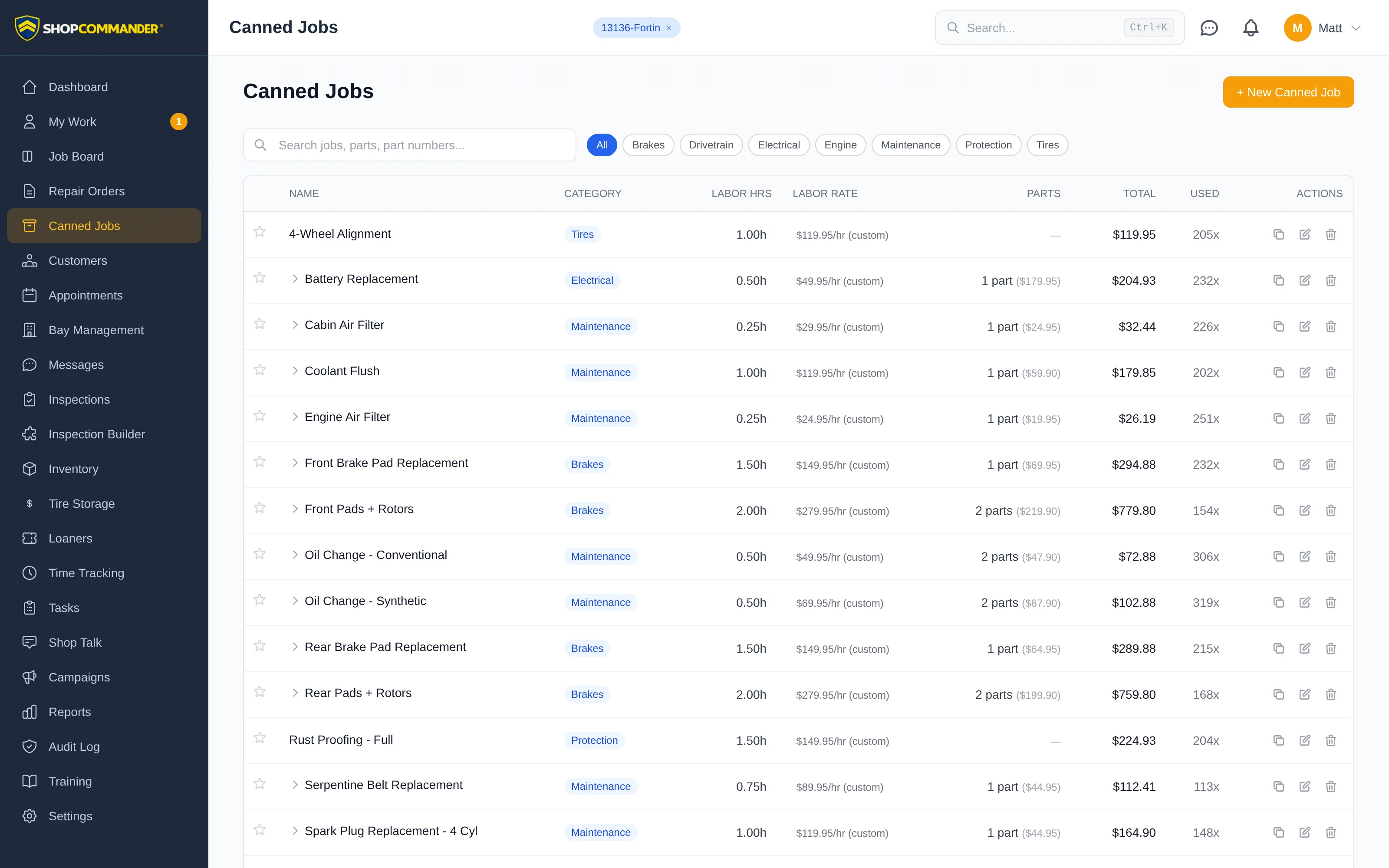 The Canned Jobs library