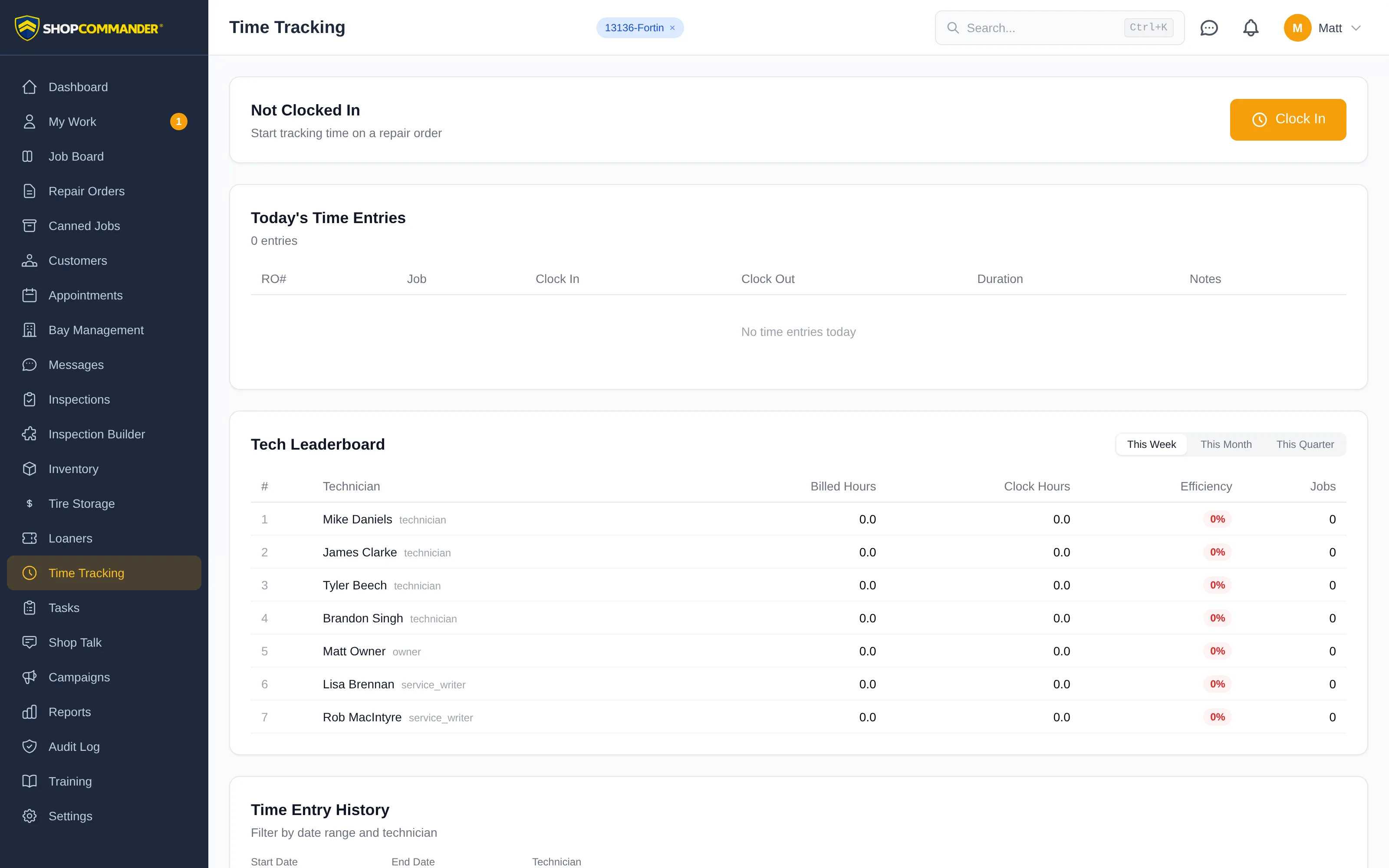 Time Tracking